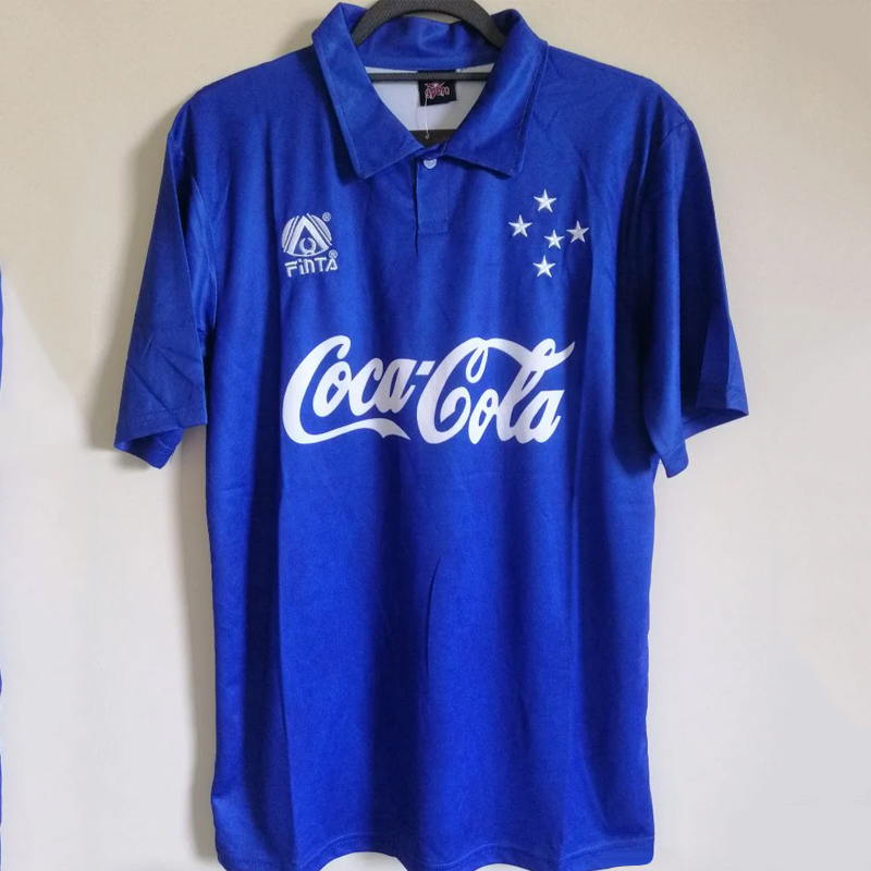 1993-1994 Cruzeiro (MG) Home Retro Jersey