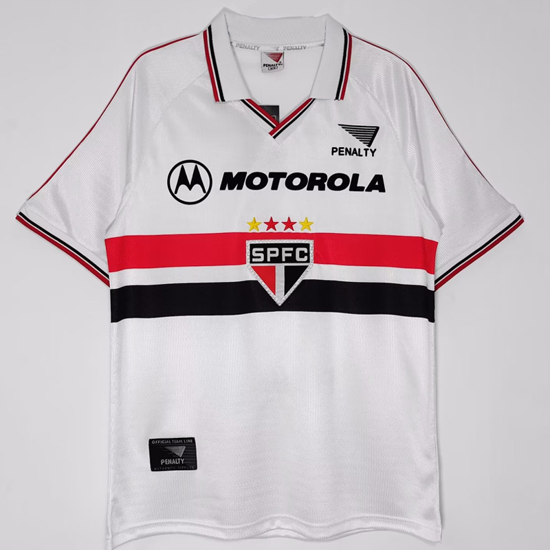 2000-2001  Sao Paulo Home Retro Jersey
