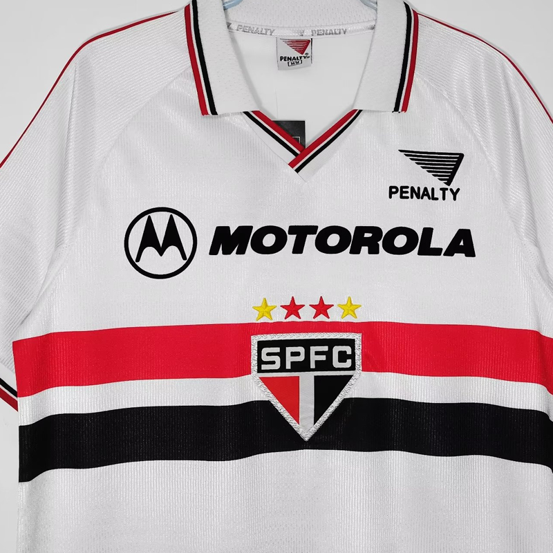 2000-2001  Sao Paulo Home Retro Jersey