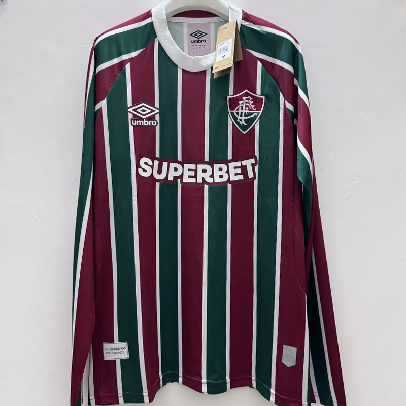 2025-2026 Fluminense (RJ) Home Long sleeves Jersey