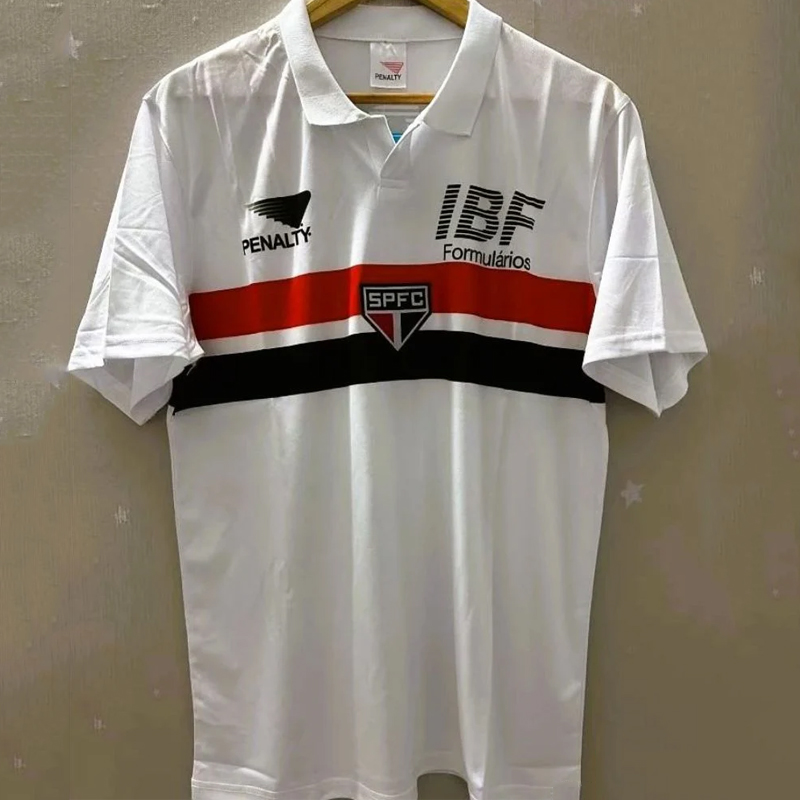 1991-1992 Sao Paulo Home Retro Jersey