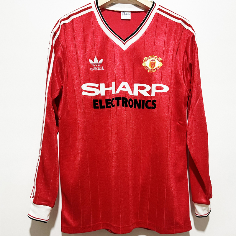 1982-1983 Man U Home Long sleeves Jersey