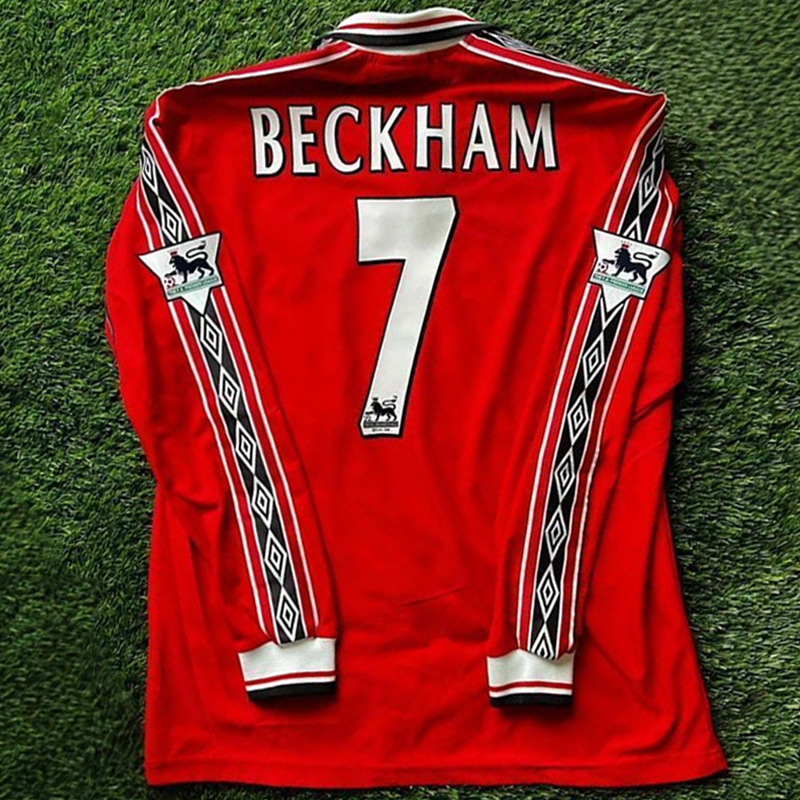 1998 Manchester United Home Long sleeves