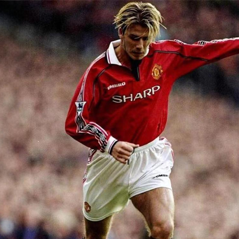 1998 Manchester United Home Long sleeves