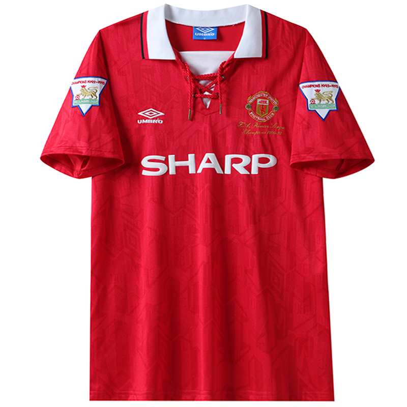 1992-1993  Manchester United Home League Champion Edition