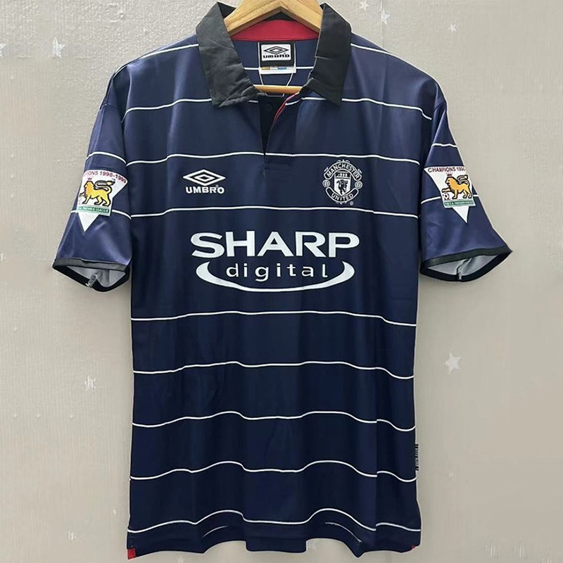 1999-2000 Manchester United Away black