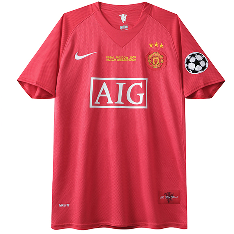 2008 Manchester United Home UCL Three stars