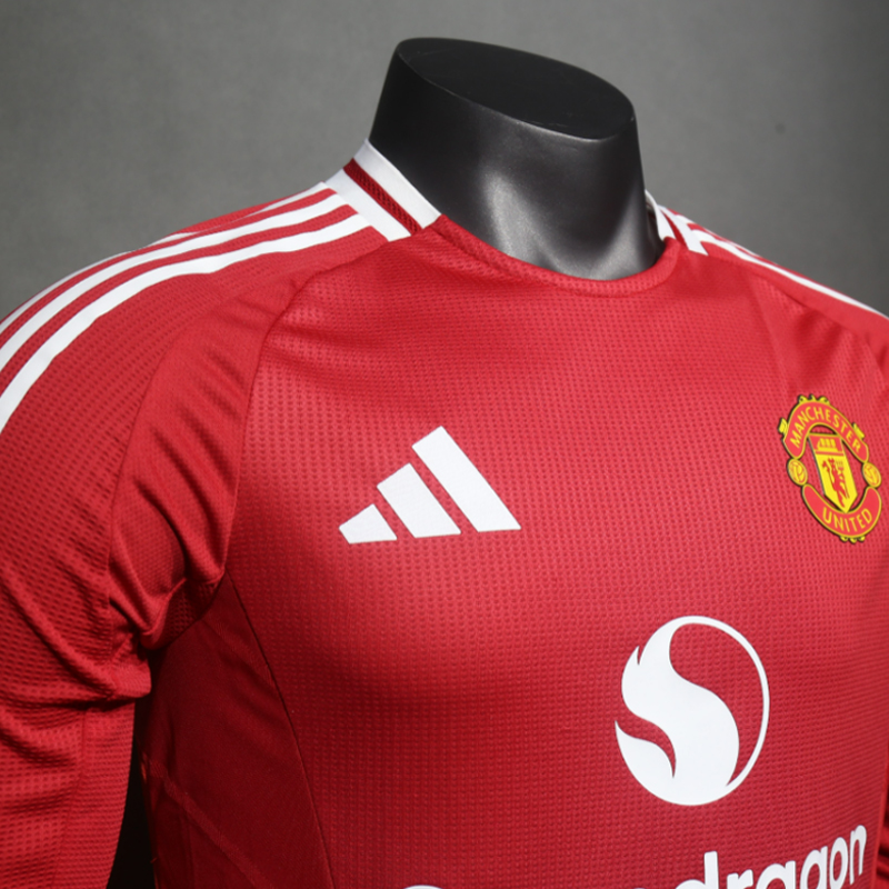 2024-2025 Manchester United Home Player version LS