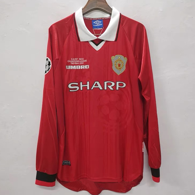 1999-2000 Manchester United Home LS UCL