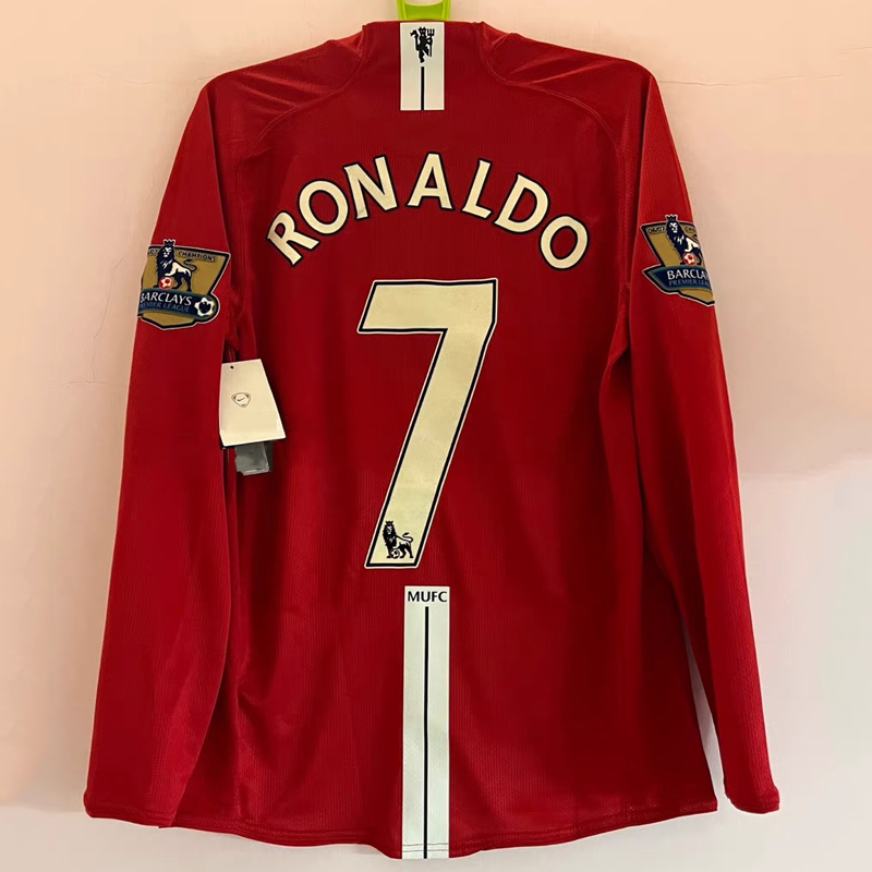 2007-2008  Manchester United Home  LS