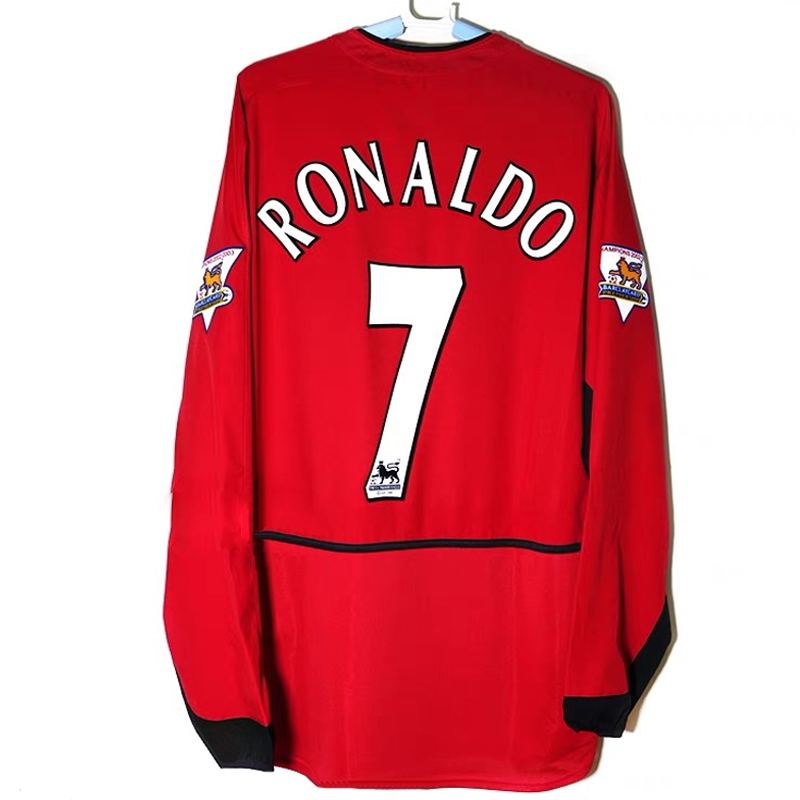 2002-2004 Manchester United Home LS