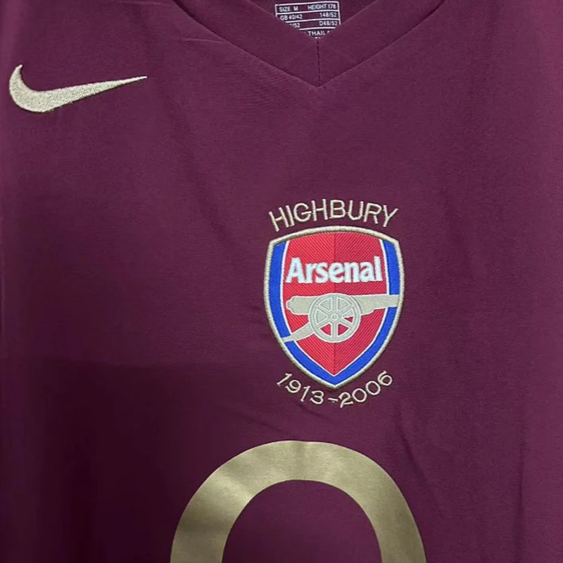 2005-2006 Arsenal Home LS