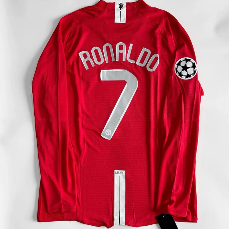 2007-2008 Manchester United Home LS UCL