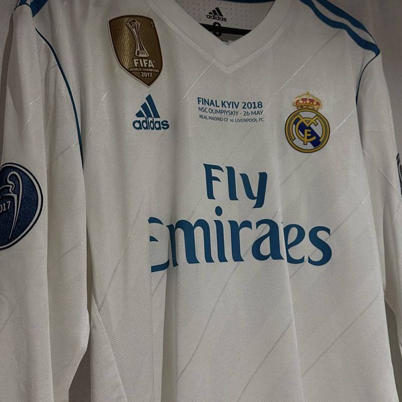 2017-2018 Real Madrid Home Player version LS