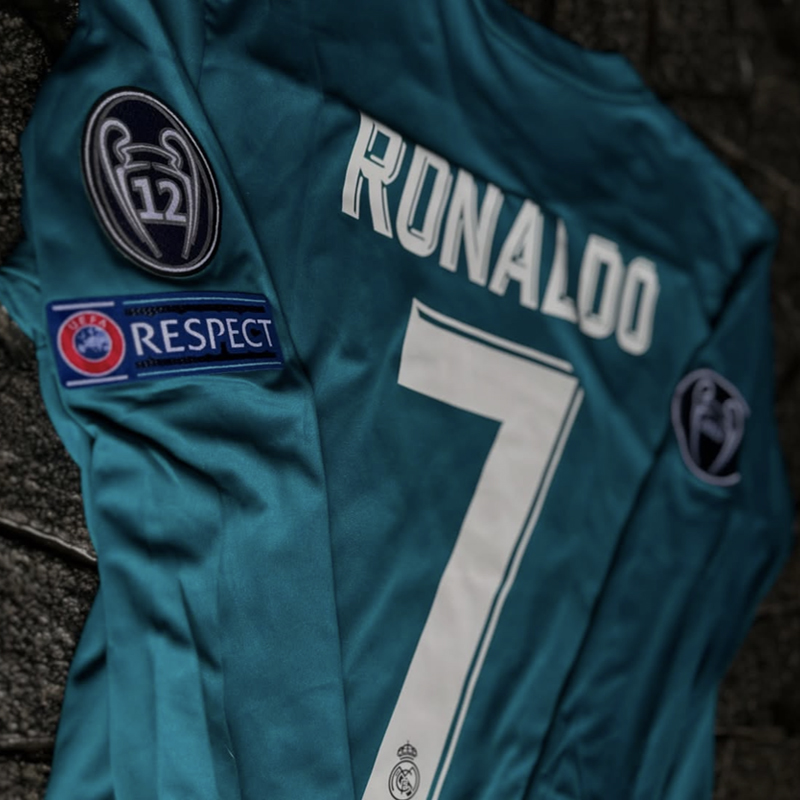 2017-2018 Real Madrid Third LS