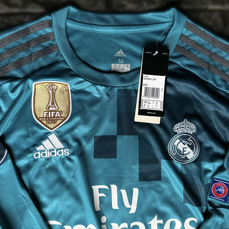 2017-2018 Real Madrid Third LS