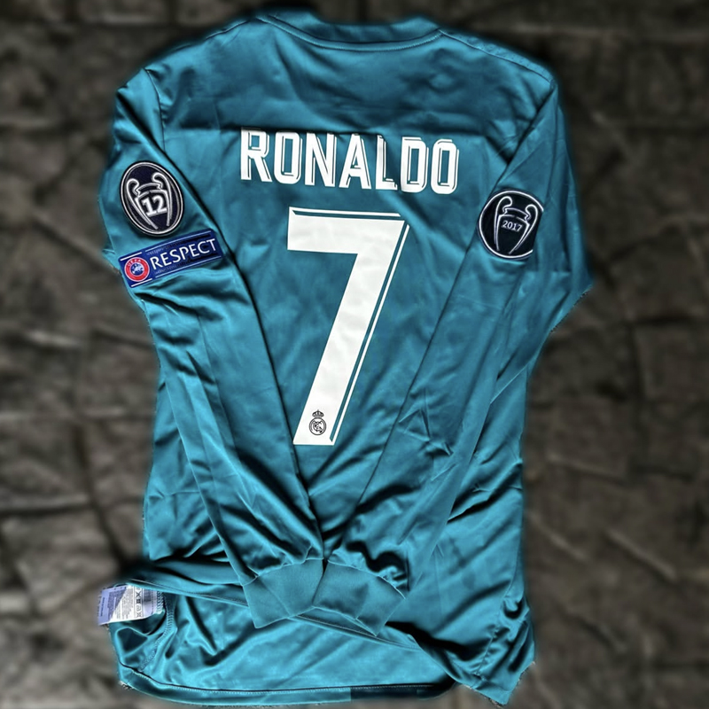 2017-2018 Real Madrid Third LS