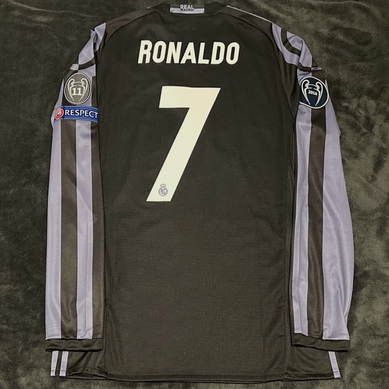 2016-2017 Real Madrid Third LS