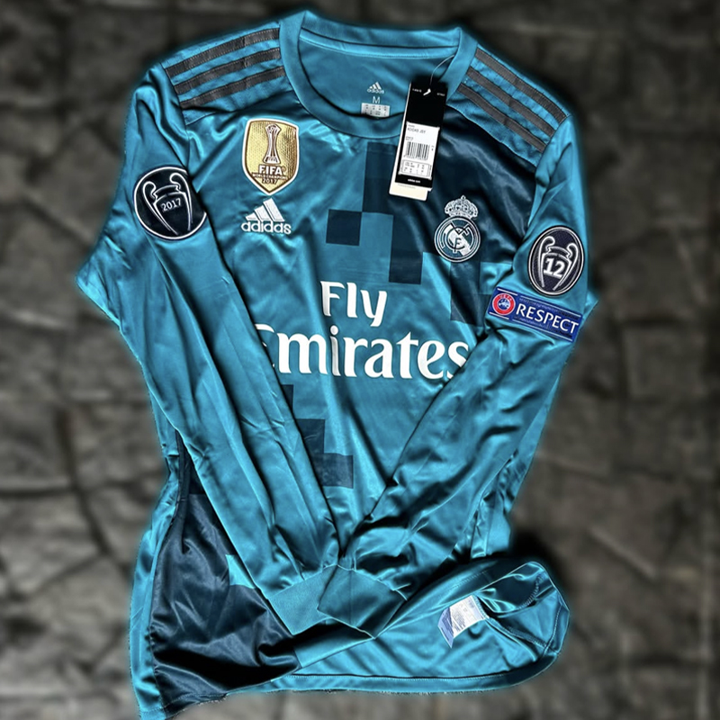 2017-2018 Real Madrid Third LS