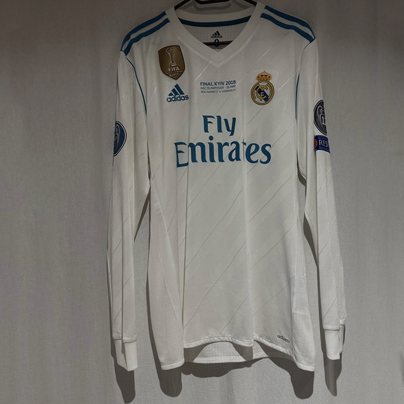 2017-2018 Real Madrid Home Player version LS