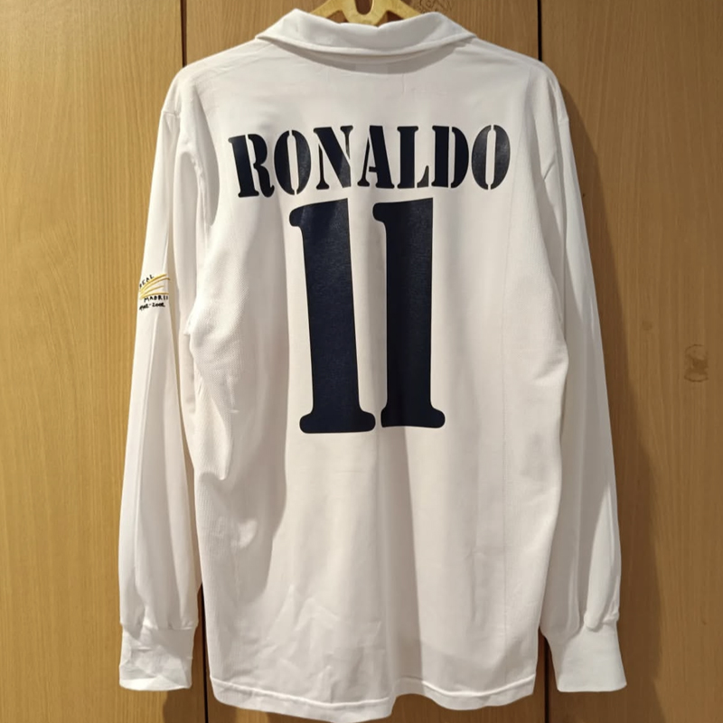 2002-2003 Real Madrid Home LS