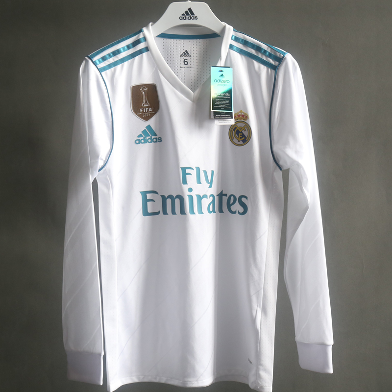 2017-2018 Real Madrid Home Player version LS