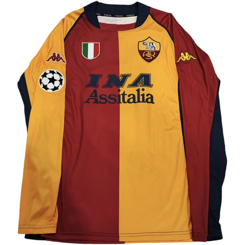 2001-2002 AS ROMA Home LS