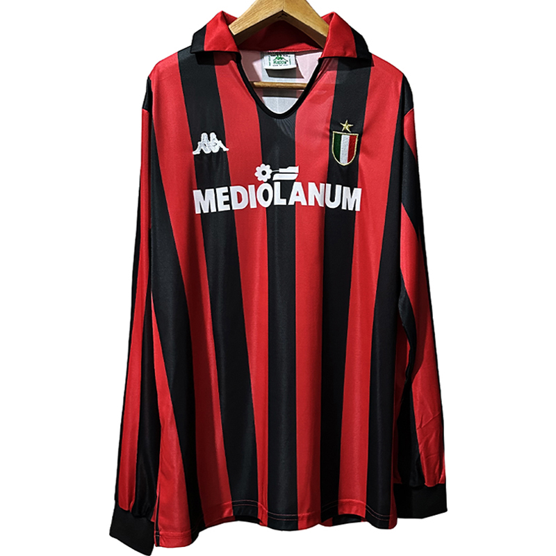 1988-1989 AC Milan Home LS