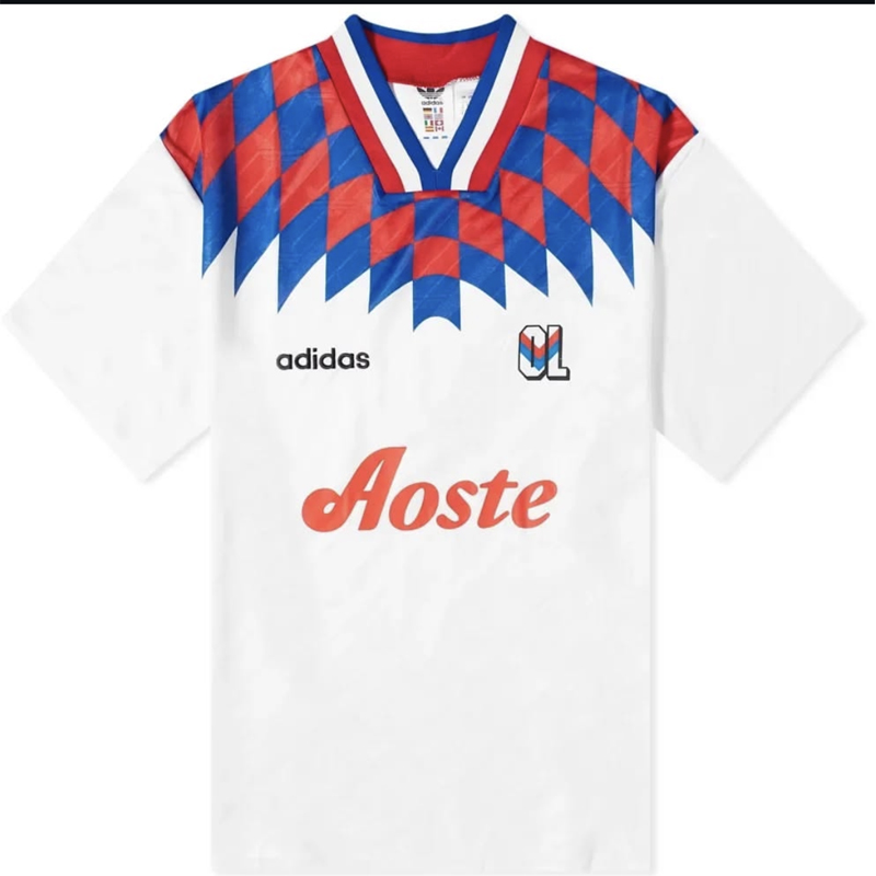 1995-1996 Olympique Lyon home retro jersey