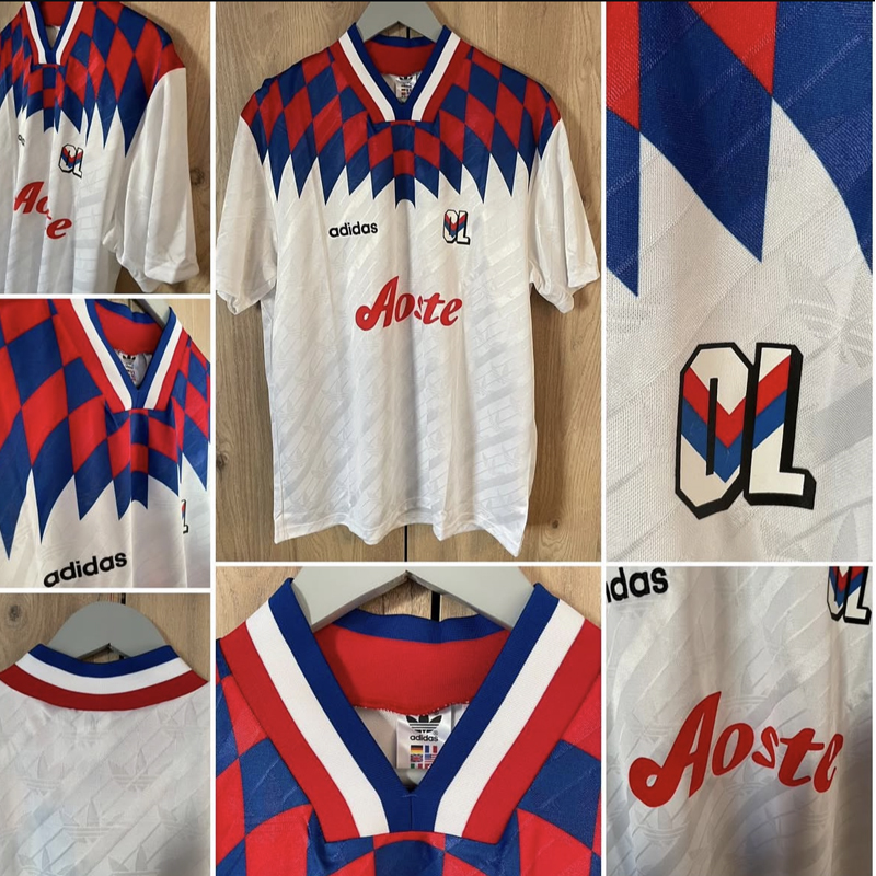 1995-1996 Olympique Lyon home retro jersey