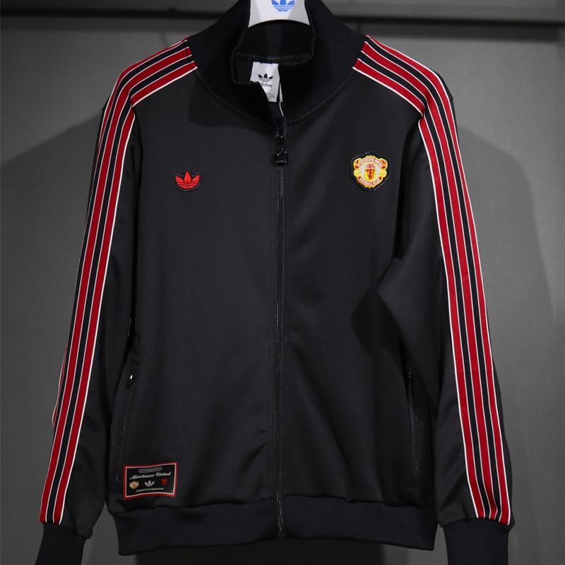 2025-2026 Manchester United black   jacket