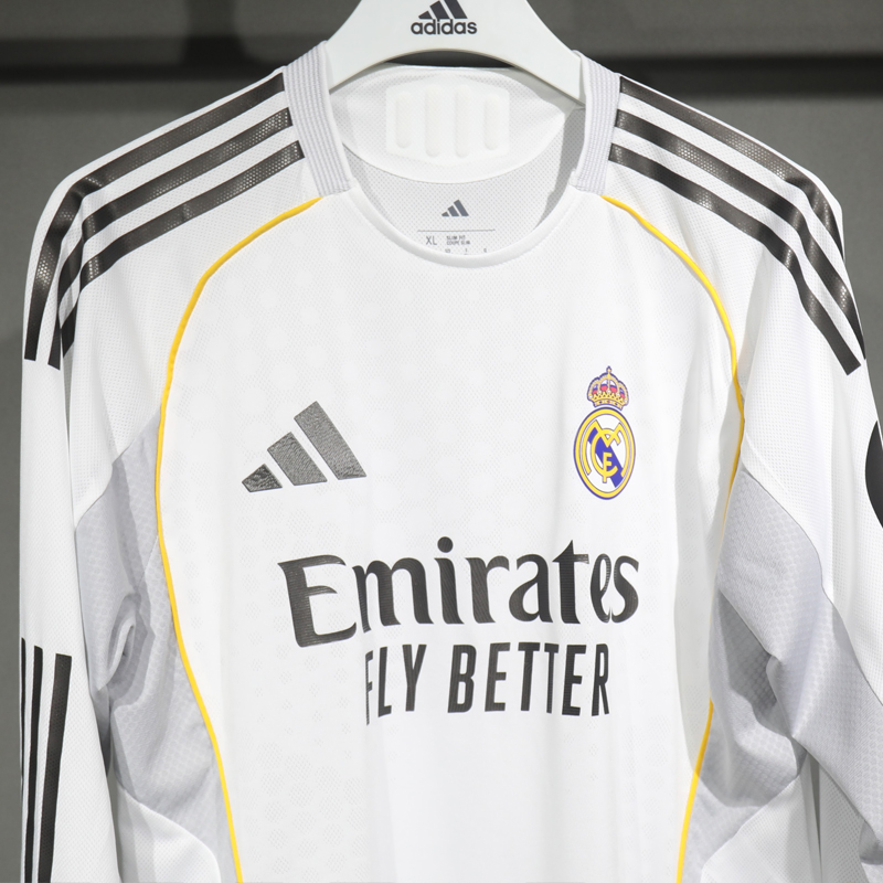 2025-2026 Real Madrid Home Player edition LS