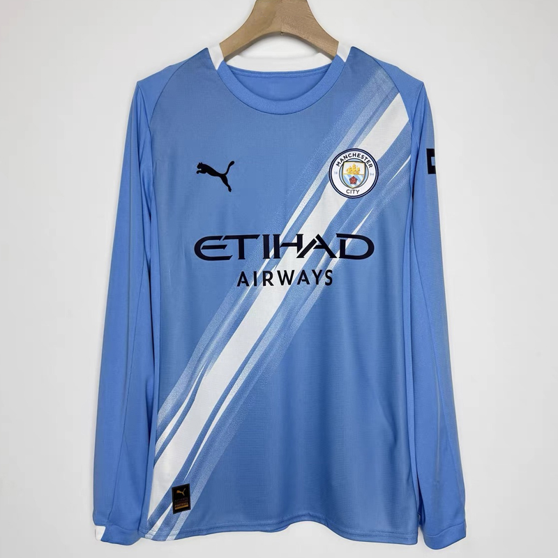 2025-2026 Manchester City Home LS