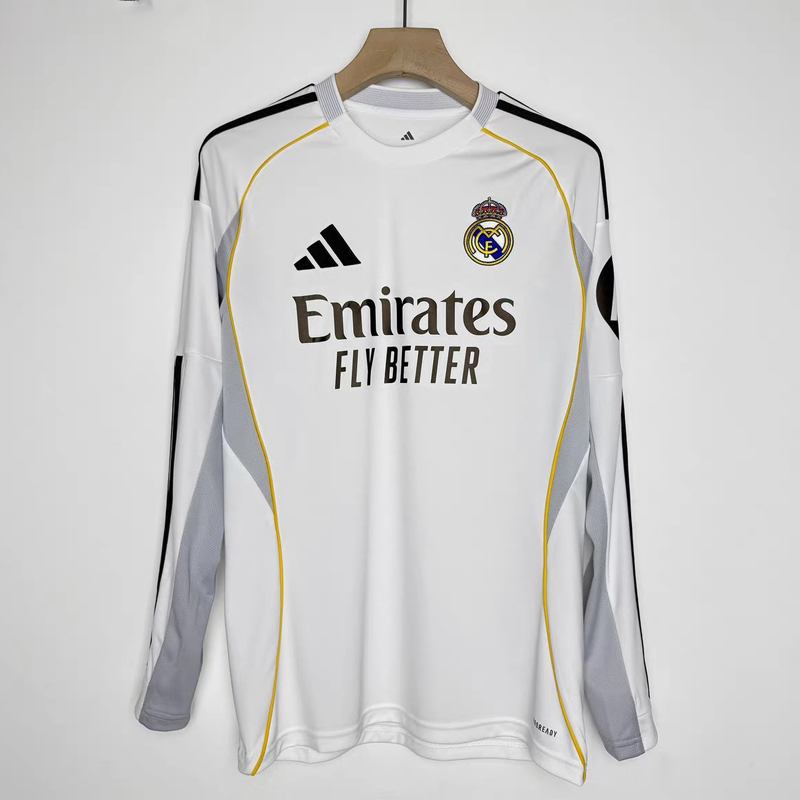 2025-2026 Real Madrid Home LS