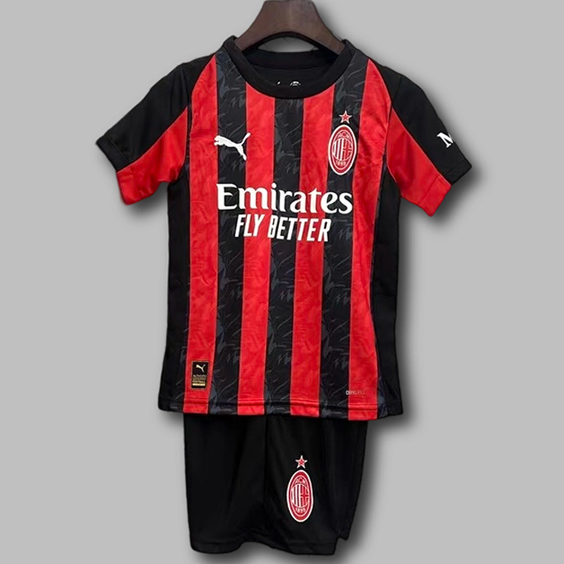 2025-2026 AC Milan Home Kids
