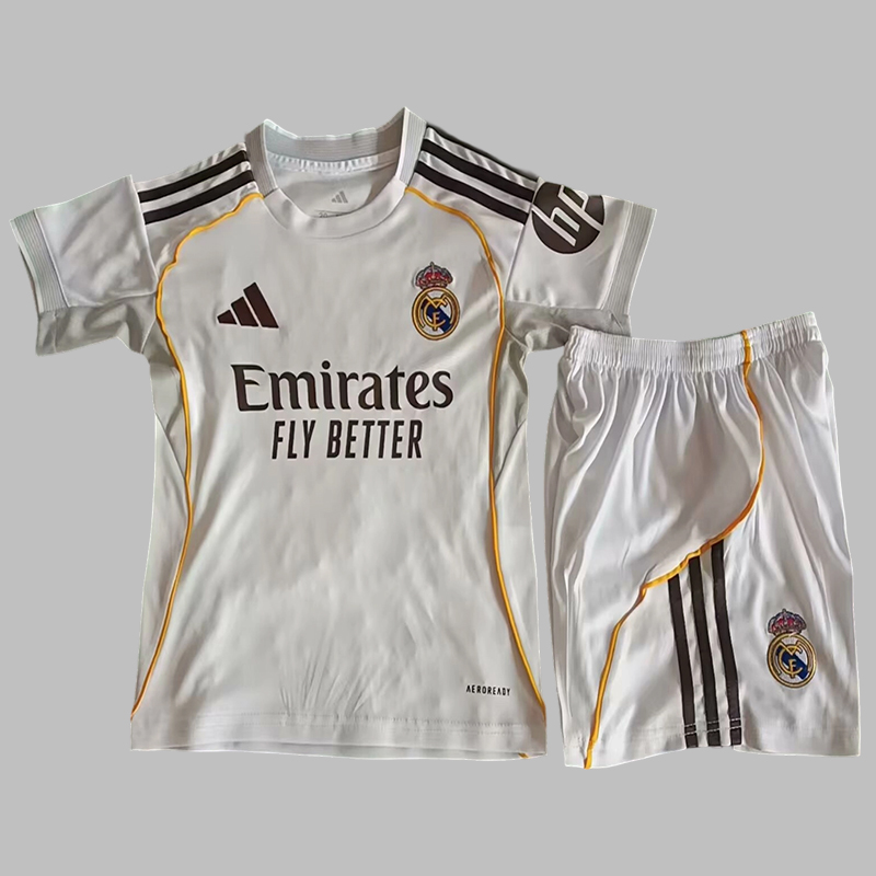 2025-2026 Real Madrid Home Kids