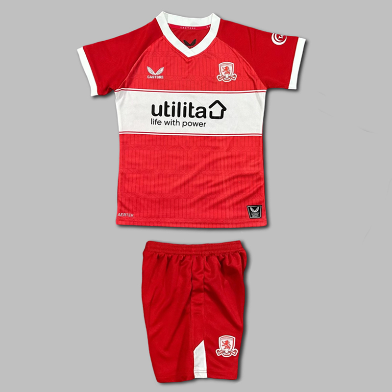 2025-2026 Middlesbrough Home Kids