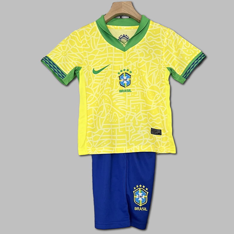 2024-2025 Brazil Home Kids