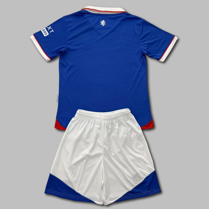2025-2026 Glasgow Rangers Home Kids