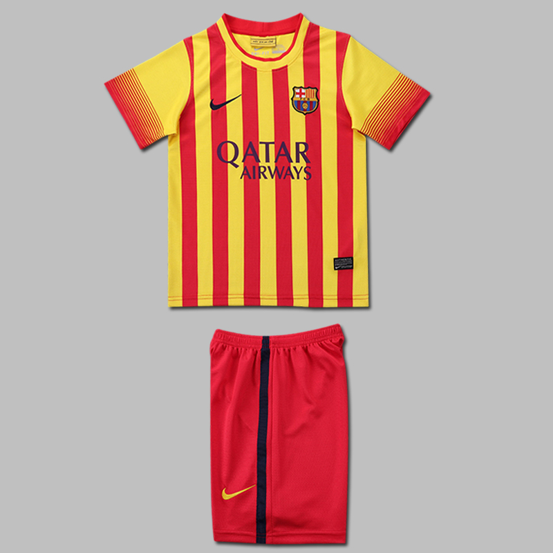 2013-2014  Barcelona Away Kids