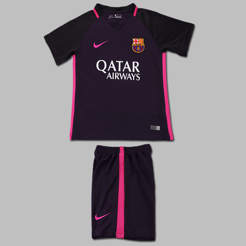 2016-2017 Barcelona Away Kids