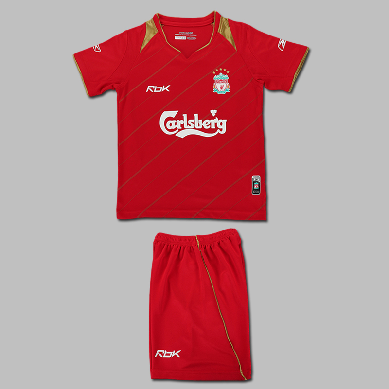 2005-2006 Liverpool Home jersey Kids