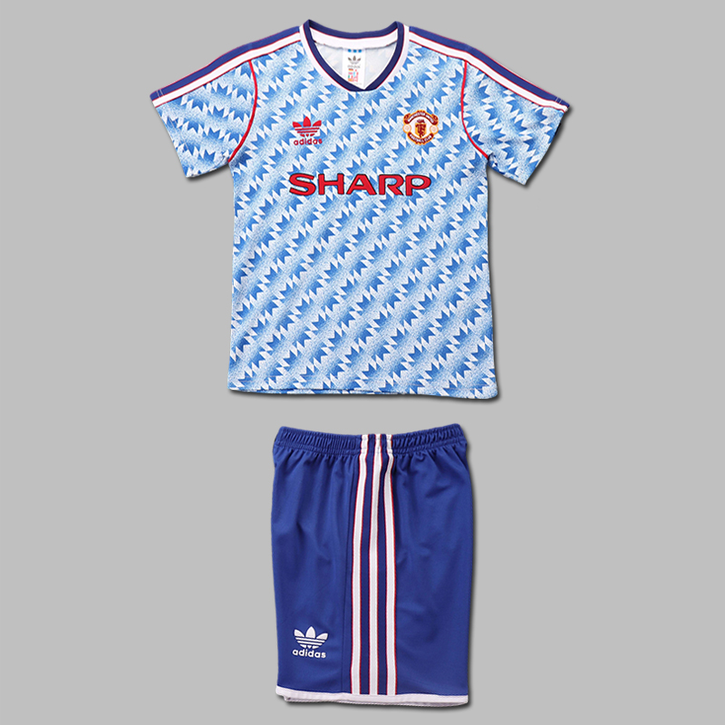 1990 -1992 Manchester United Away Kids