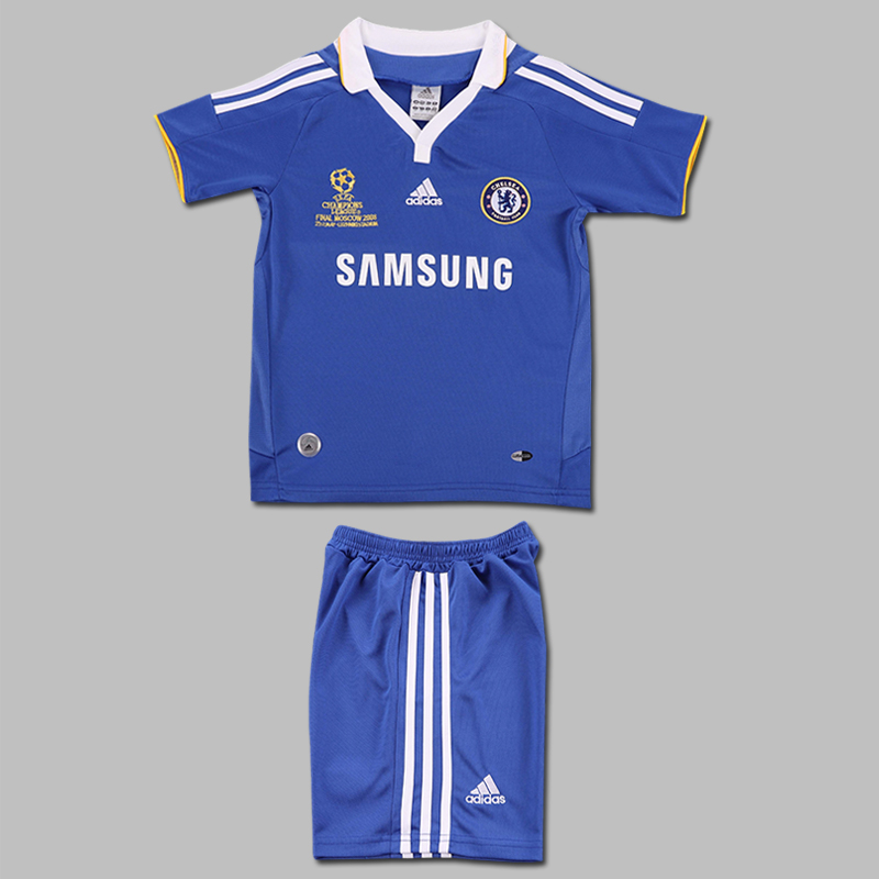 2007-2008 Chelsea Home Champions League Jersey   Kids