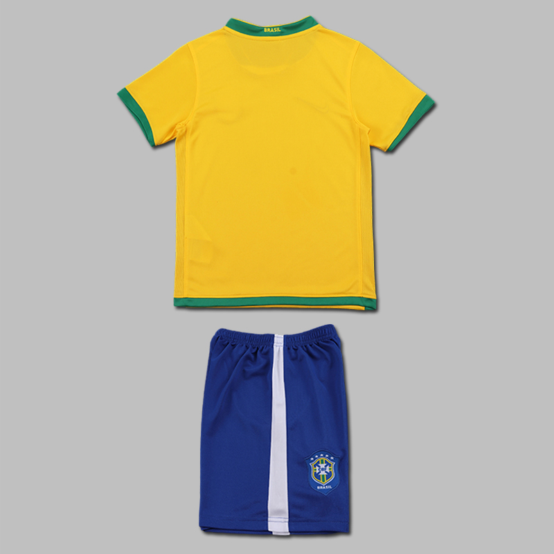 2006 Brazil Home Jersey Kids