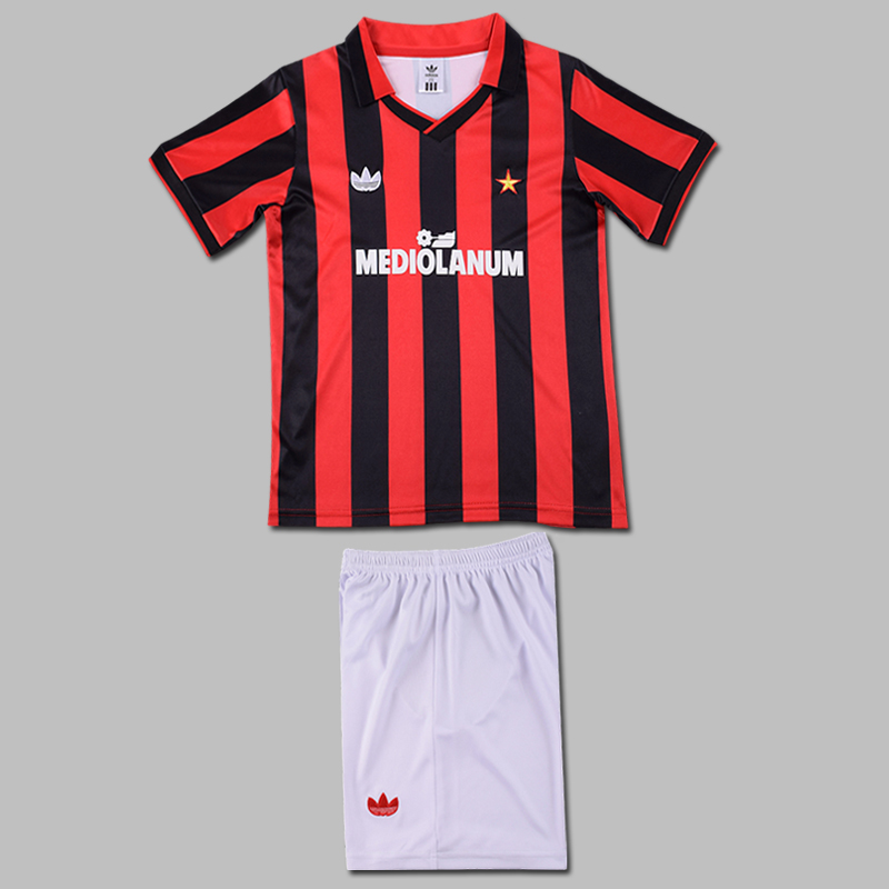 1991-1992 AC Milan Home Kids