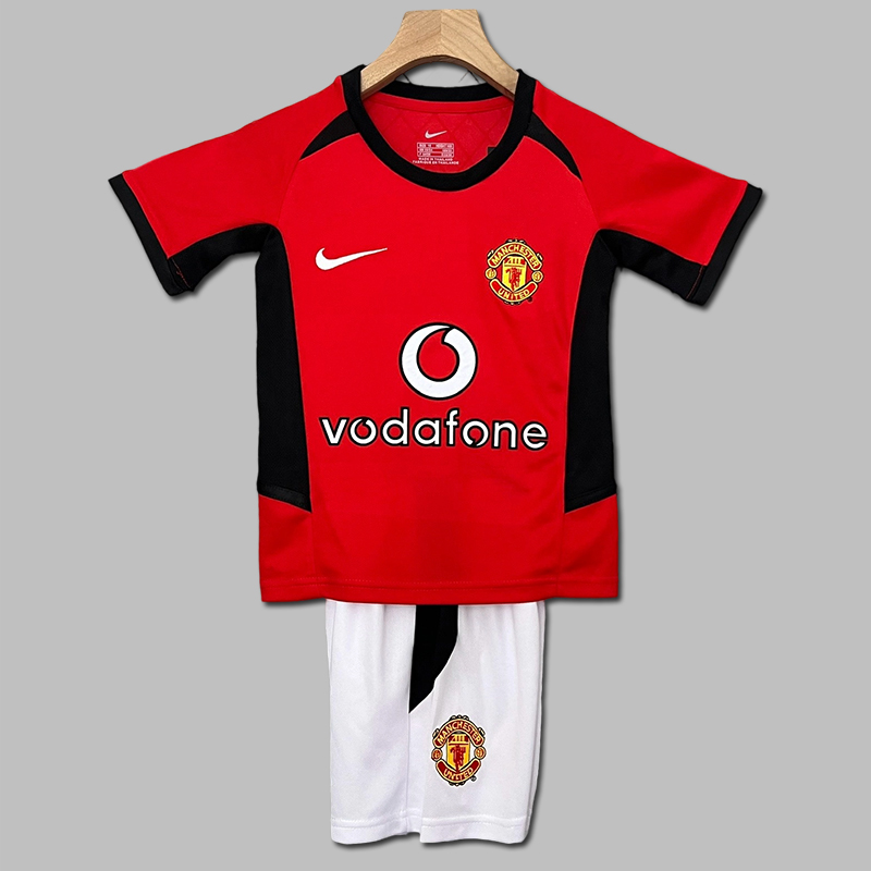 2002-2004 Manchester United Home Kids