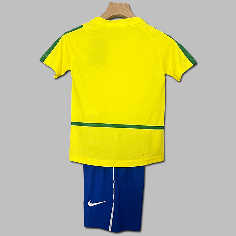 2002 Brazil Home Jersey Kids