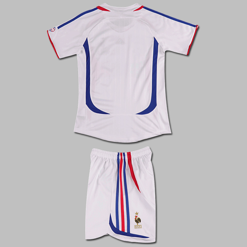 2006 France Away Jersey Kids