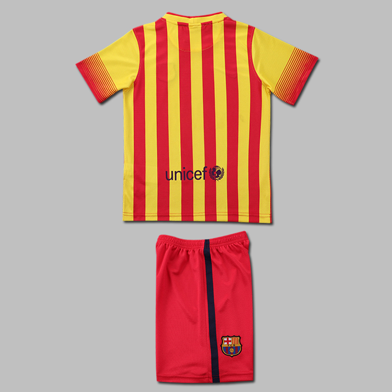 2013-2014  Barcelona Away Kids